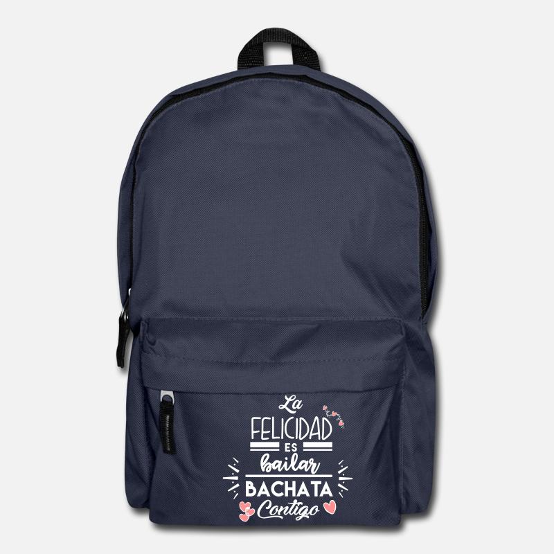 Le bonheur danse la Bachata avec toi - Sac à dos - bleu marine