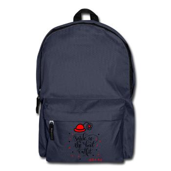 Karneval Fasching Konfetti Smile - Rucksack - Navy - Vorne