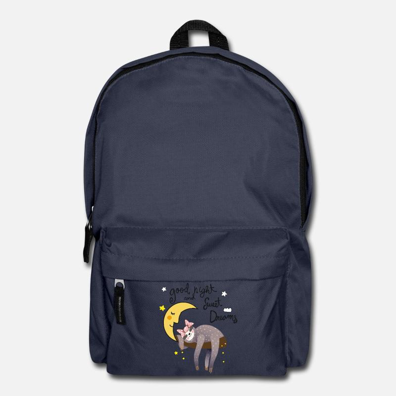 Faultier mit Mond - Rucksack - Navy