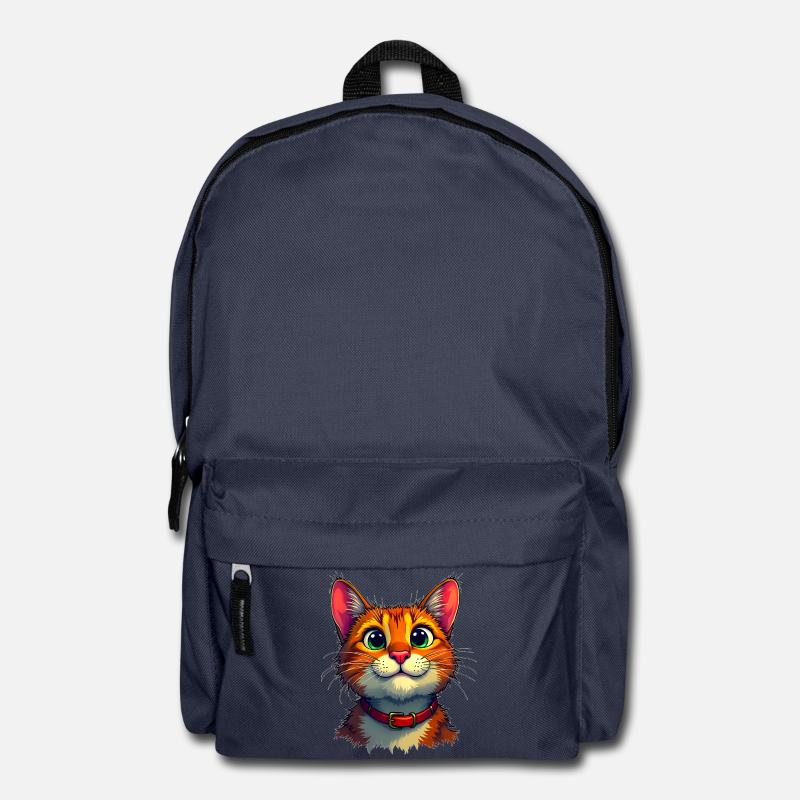 Chat mignon - Sac à dos - bleu marine