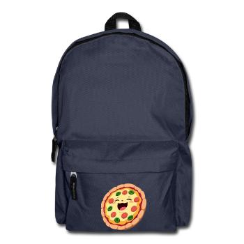 happy pizza - Backpack - navy - Front