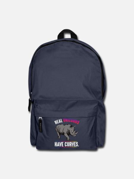 Real Unicorns Have Curves - Rucksack - Navy