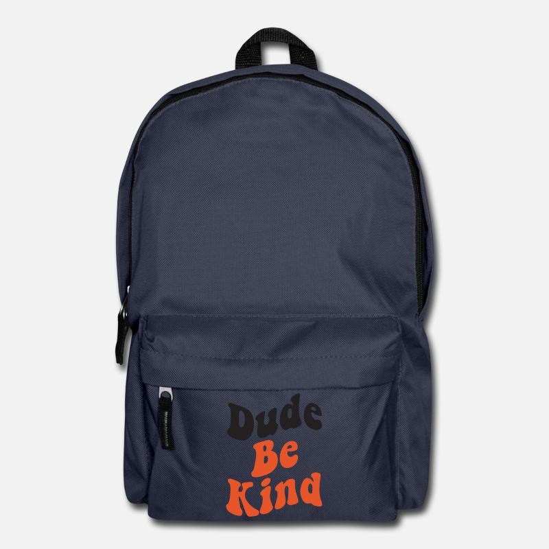 Dude Be Kind No Bullying - Rucksack - Navy
