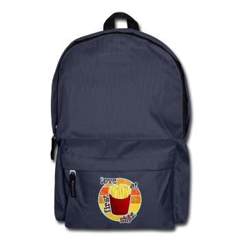 Pommes - French Fries - Backpack - navy - Front