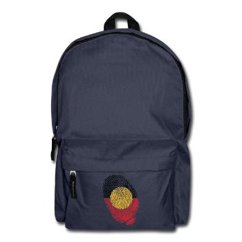 Empreintes digitales aborigènes d’Australie - Sac à dos - bleu marine - Devant