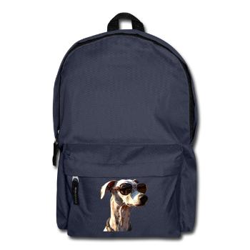 Windhund Hundeliebhaber Jagdhund Liebe Greyhound - Rucksack - Navy - Vorne