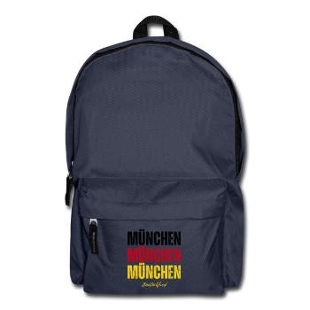 Memory of Munich, Munich Germany - Backpack - navy - Front