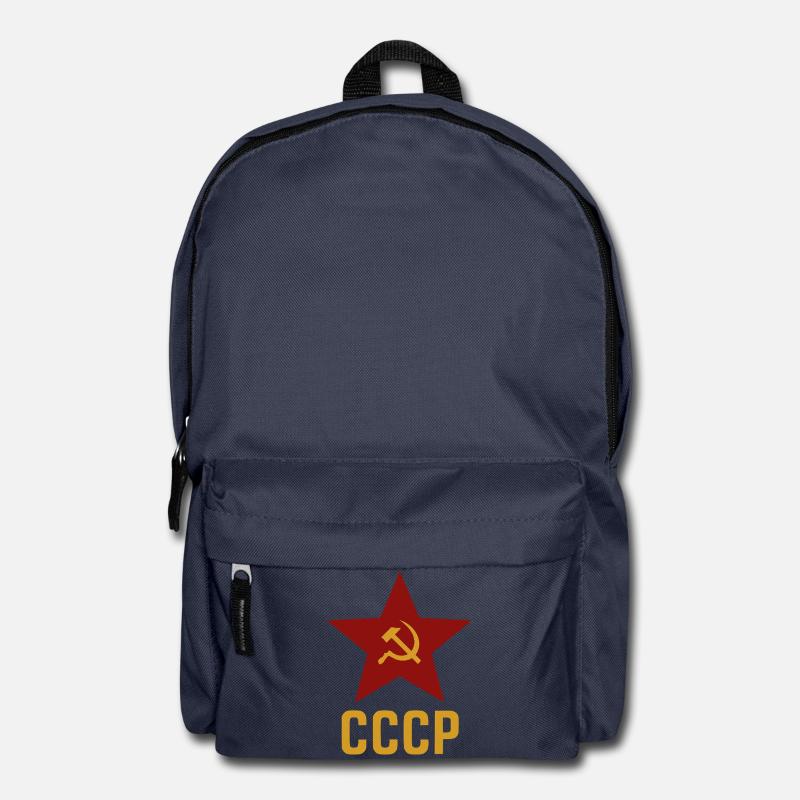 Symbole CCCP de l’étoile rouge – Hammer & Sickle Design - Sac à dos - bleu marine