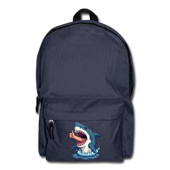 Bonne chance à l’humour de requin - Sac à dos - bleu marine - Devant