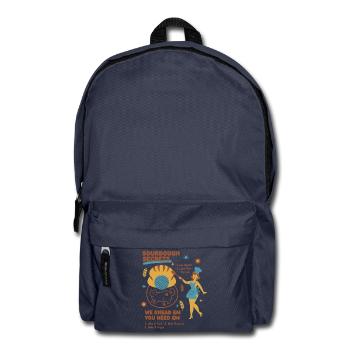 Sauerteig-Geheimnisse Brotbacker Sauerteigbäcker - Rucksack - Navy - Vorne