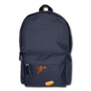 Schnitzel that goes into a bun - Backpack - navy - Front