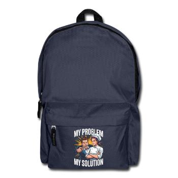 Sous Chef My Problem My Pictogram Mom Culinary Art - Rucksack - Navy - Vorne