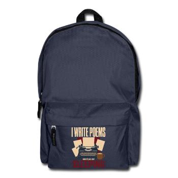 Liebhaber Der Poesie Dichter Poesie-club - Rucksack - Navy - Vorne