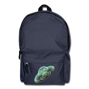 Röntgen Untertasse Ufo Aliens - Rucksack - Navy - Vorne