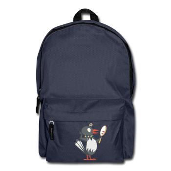 Frau Ester mit Spiegel - Rucksack - Navy - Vorne