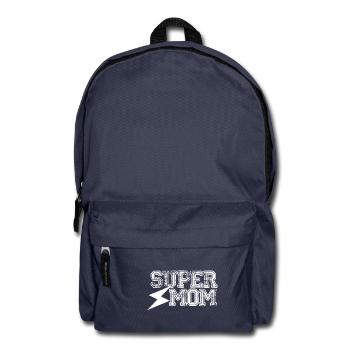 Super Mom - Mum Power! - Backpack - navy - Front