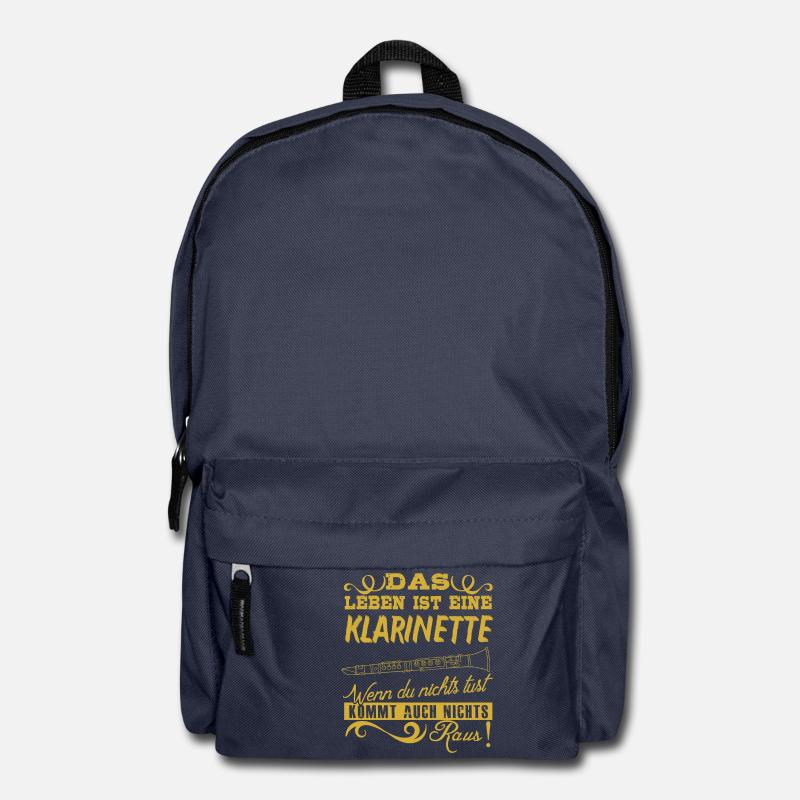 Das Leben ist eine Klarinette! - Rucksack - Navy