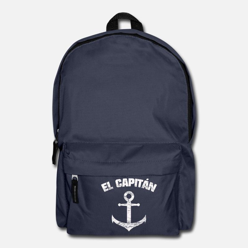 EL CAPITÁN ANCLA SHIRT - Rucksack - Navy