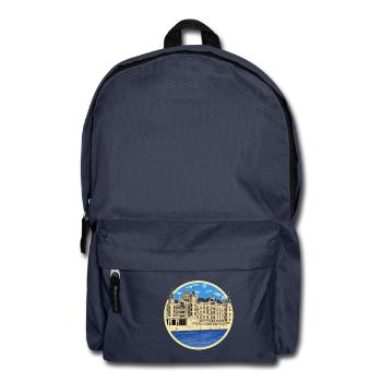 Schweriner Schloss - Rucksack - Navy - Vorne