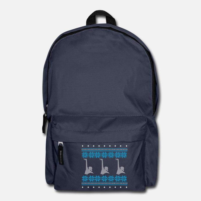 synchronschwimmen ugly pullover weihnachten xmas - Rucksack - Navy