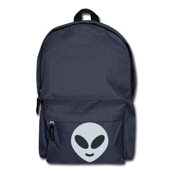 alien emoji - Backpack - navy - Front
