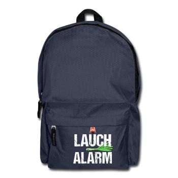 Lauch Alarm Witzige Lustige Sprüche Spast Geschenk - Rucksack - Navy - Vorne