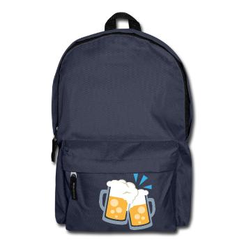 wiesn bier krüge - Rucksack - Navy - Vorne