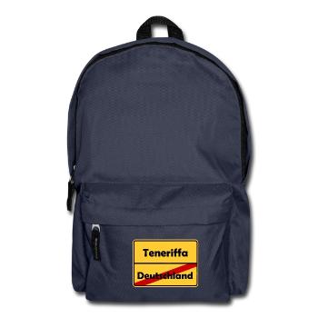 Schweden Urlaub/Auswanderung! Goodbye Deutschland! - Rucksack - Navy - Vorne