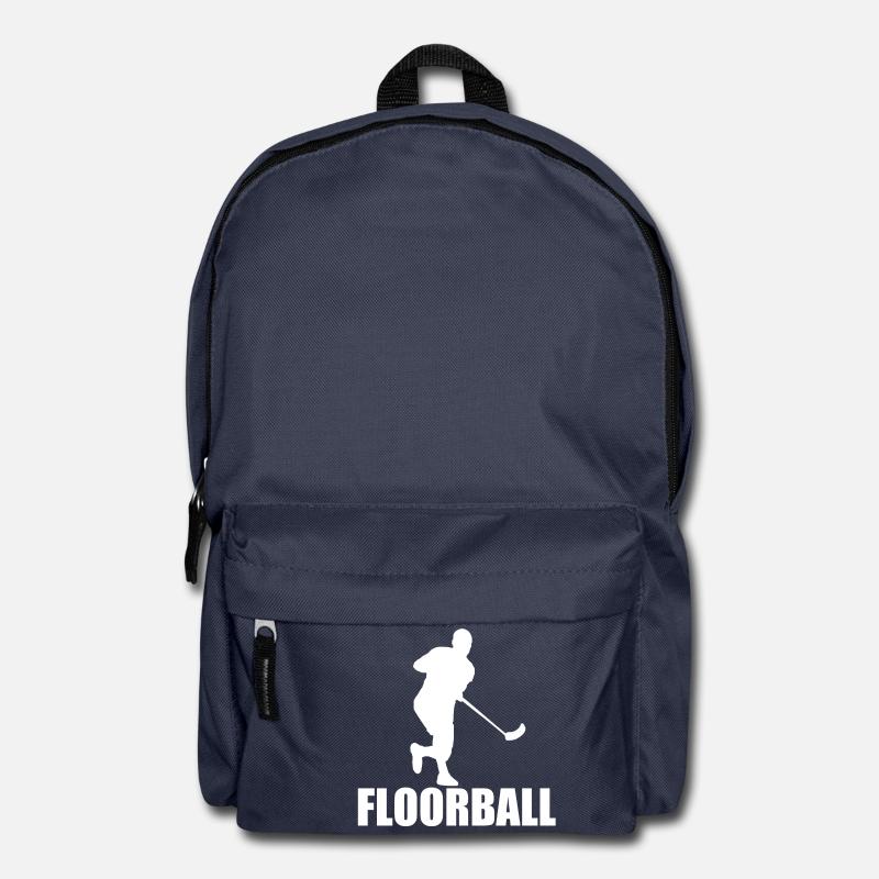 Floorball Unihockey Geschenk - Rucksack - Navy
