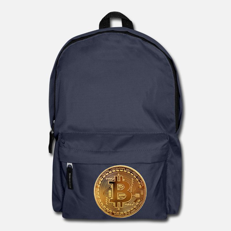 bitcoin Goldstück - Rucksack - Navy