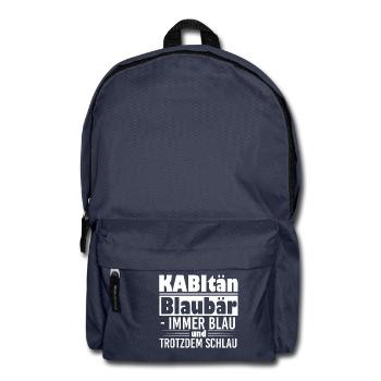 Abi Abitur Abschluss Geschenk Shirt Abimotto - Rucksack - Navy - Vorne
