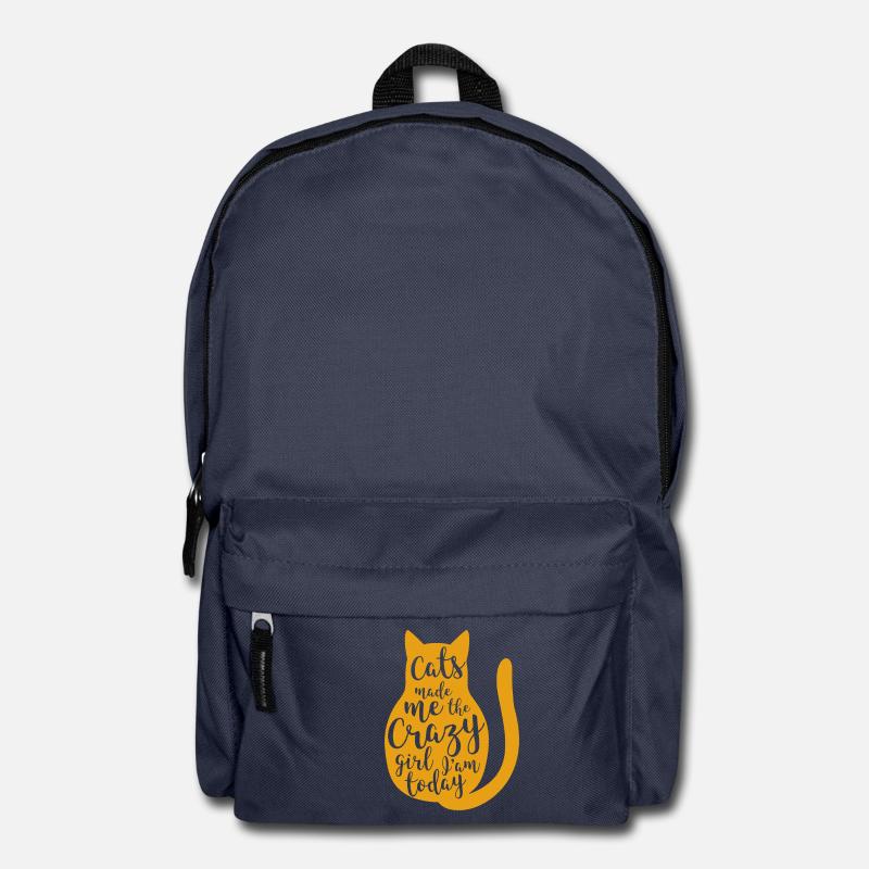 Cats made me gift pet - Backpack - navy