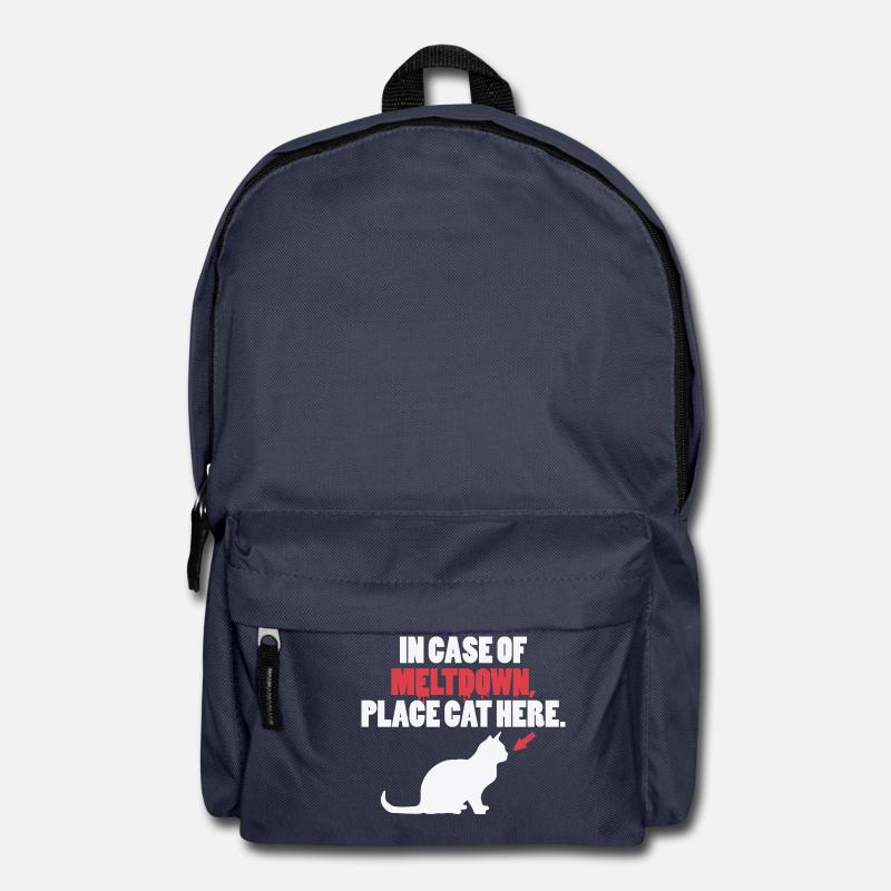 Lustige Katze - Rucksack - Navy