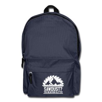 Des scies ? Des hommes! - Menuisier menuisier - Sac à dos - bleu marine - Devant