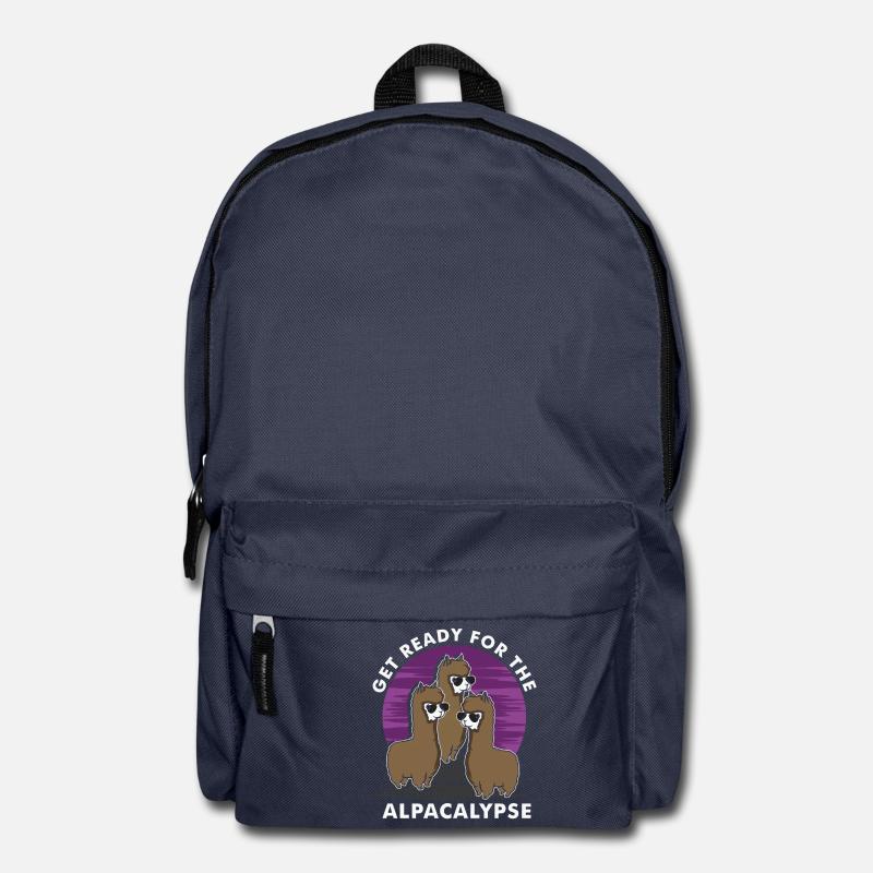 Get ready for the alpakalypse - Rucksack - Navy