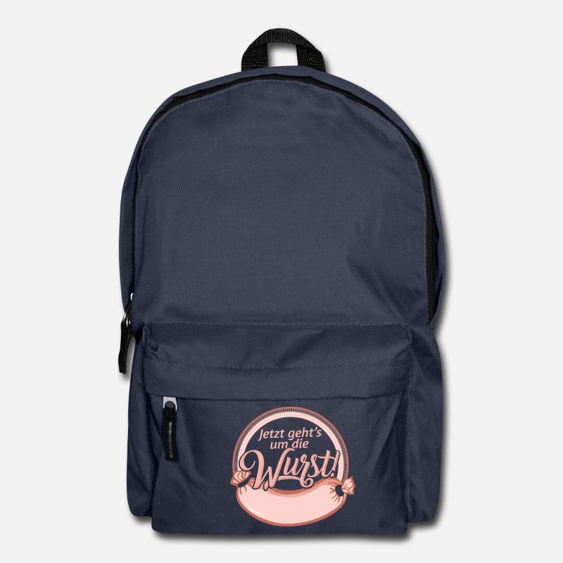 Jetzt geht´s um die Wurst Sprüche Witz Spruch - Rucksack - Navy