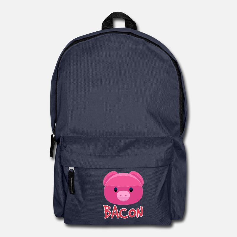 Bacon Schwein - Rucksack - Navy