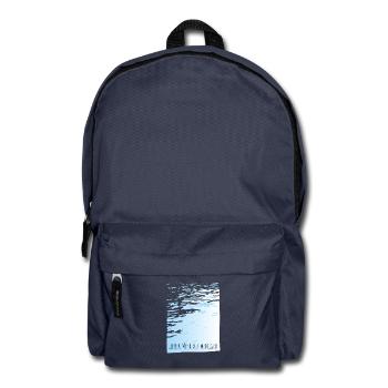 Mieux vaut mer que moins d’eau Devise : minimalement cool - Sac à dos - bleu marine - Devant