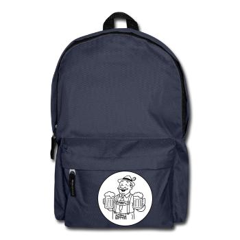 Herr Bier - Rucksack - Navy - Vorne