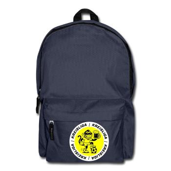 Kreisliga Fussball Affe - Rucksack - Navy - Vorne