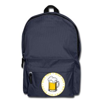 Bees here - Oder ich fall um! - Backpack - navy - Front