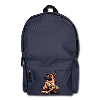Malinois Belgian Shepherd Malinois Owner - Backpack - navy - Front