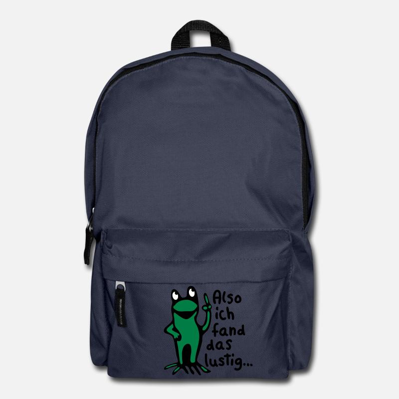 Frosch + Spruch - Rucksack - Navy