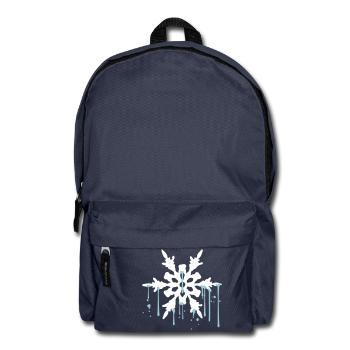 eau graffiti gouttes d'eau fondu cool victoire - Sac à dos - bleu marine - Devant