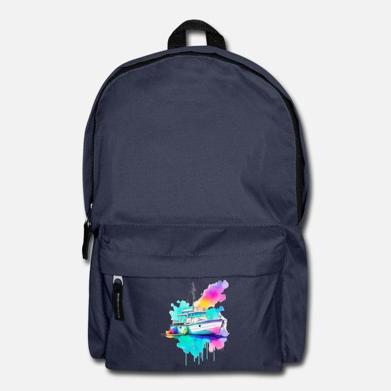 Segelboot - Rucksack - Navy