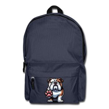 English Bulldog Bully Bully Owner Bullyfan - Backpack - navy - Front