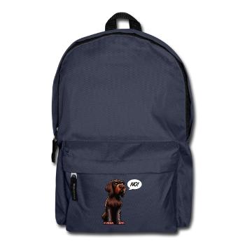 No Deutsch Drahthaar Deutsch-Drahthaar Besitzer - Rucksack - Navy - Vorne