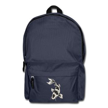 Koi-fische Japanische Koi-fische Koi-karpfen - Rucksack - Navy - Vorne