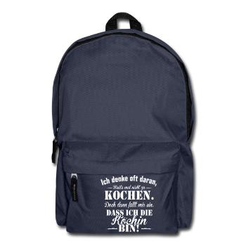 Köchin - Rucksack - Navy - Vorne