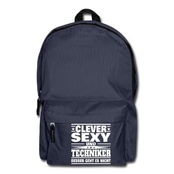Clever Techniker - Rucksack - Navy - Vorne